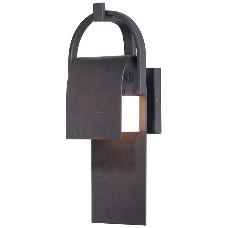 Image 1 Maxim Laredo 14 1/2"H Rustic Forge LED Outdoor Wall Light