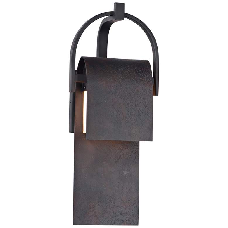 Image 1 Maxim Laredo 17 inch High Rustic Forge LED Outdoor Wall Light