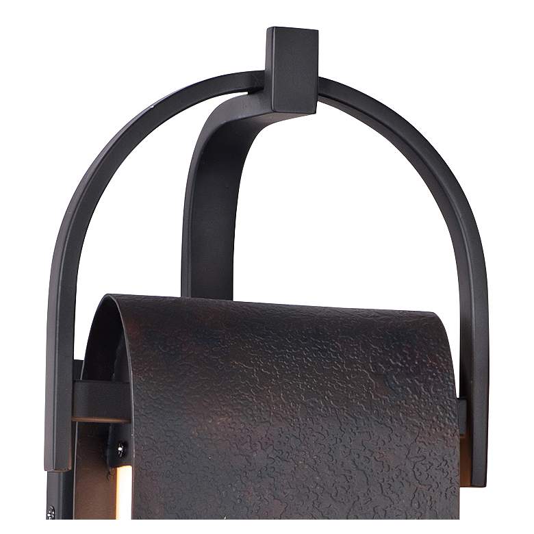 Image 2 Maxim Laredo 17" High Rustic Forge LED Outdoor Wall Light more views