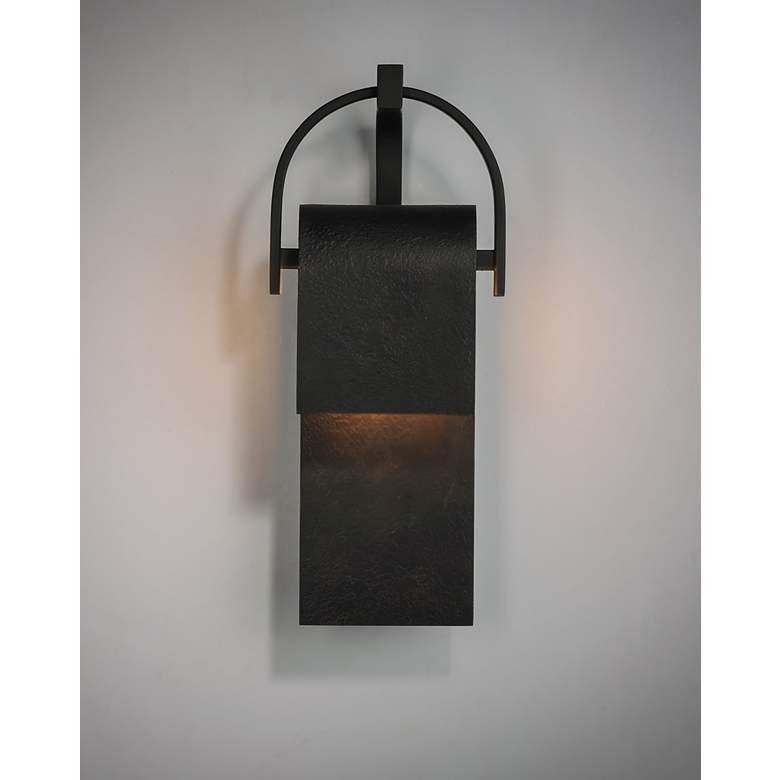 Image 2 Maxim Laredo 17" High Rustic Forge LED Outdoor Wall Light more views