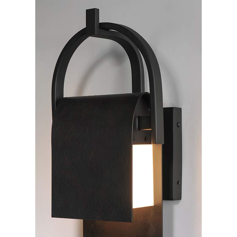 Image 4 Maxim Laredo 19 1/2"H Rustic Forge LED Outdoor Wall Light more views