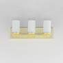 2_Maxim Lateral 20" Wide Satin Brass 3-Light Bath Light more views