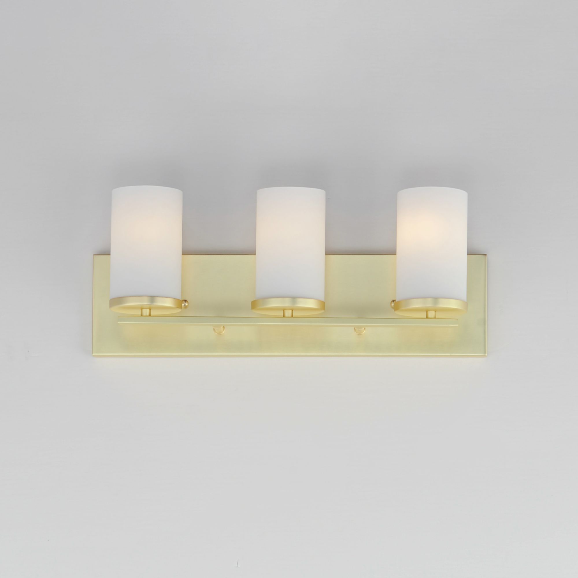 Image 3 Maxim Lateral 20" Wide Satin Brass 3-Light Bath Light more views