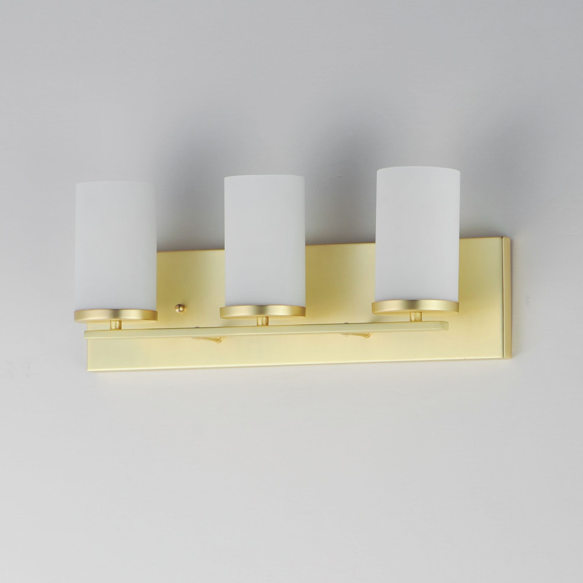 Image 4 Maxim Lateral 20" Wide Satin Brass 3-Light Bath Light more views