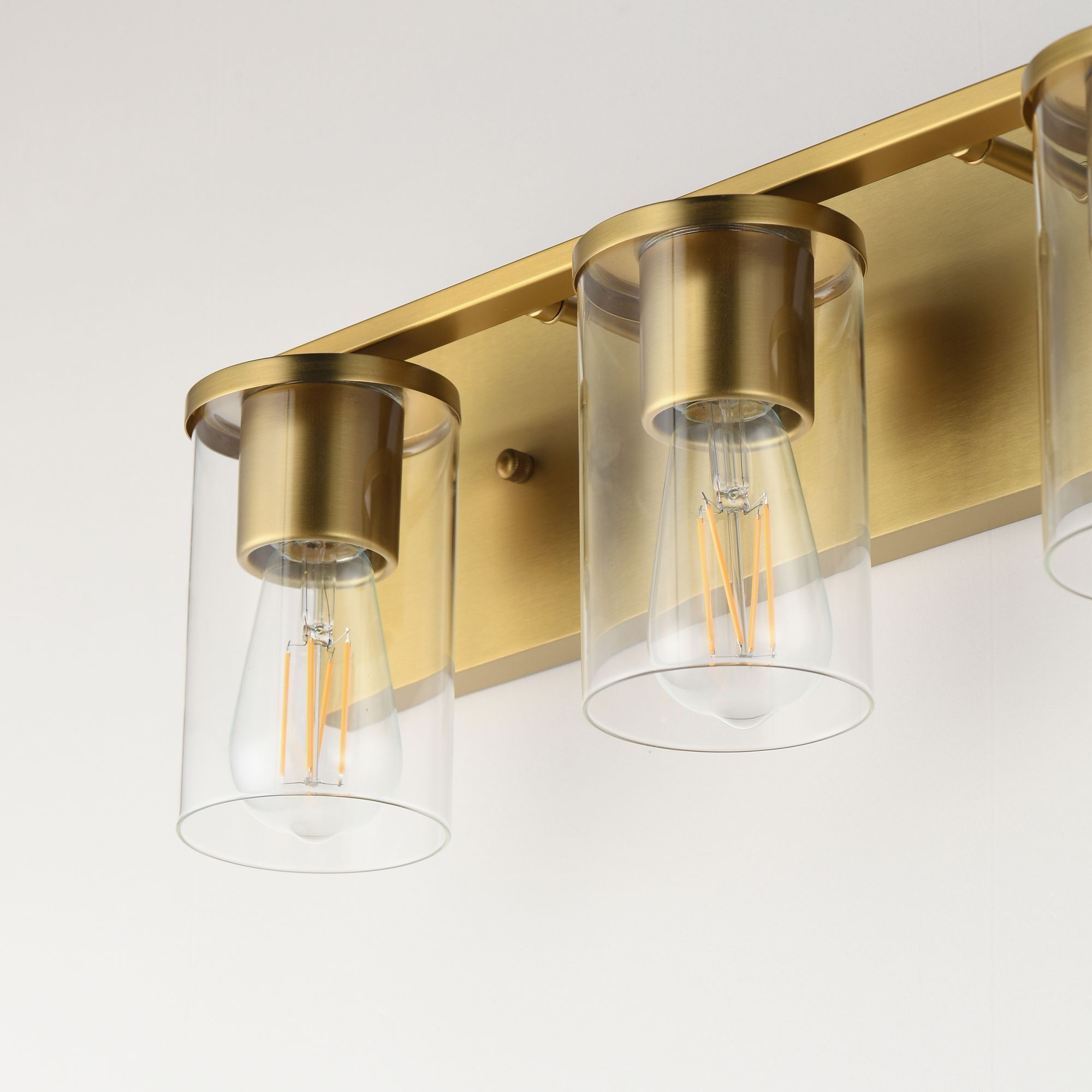 Image 6 Maxim Lateral 20" Wide Clear/Satin Brass 3-Light Bath Vanity more views