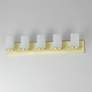 4_Maxim Lateral 36" Wide Satin Brass 5-Light Bath Vanity more views