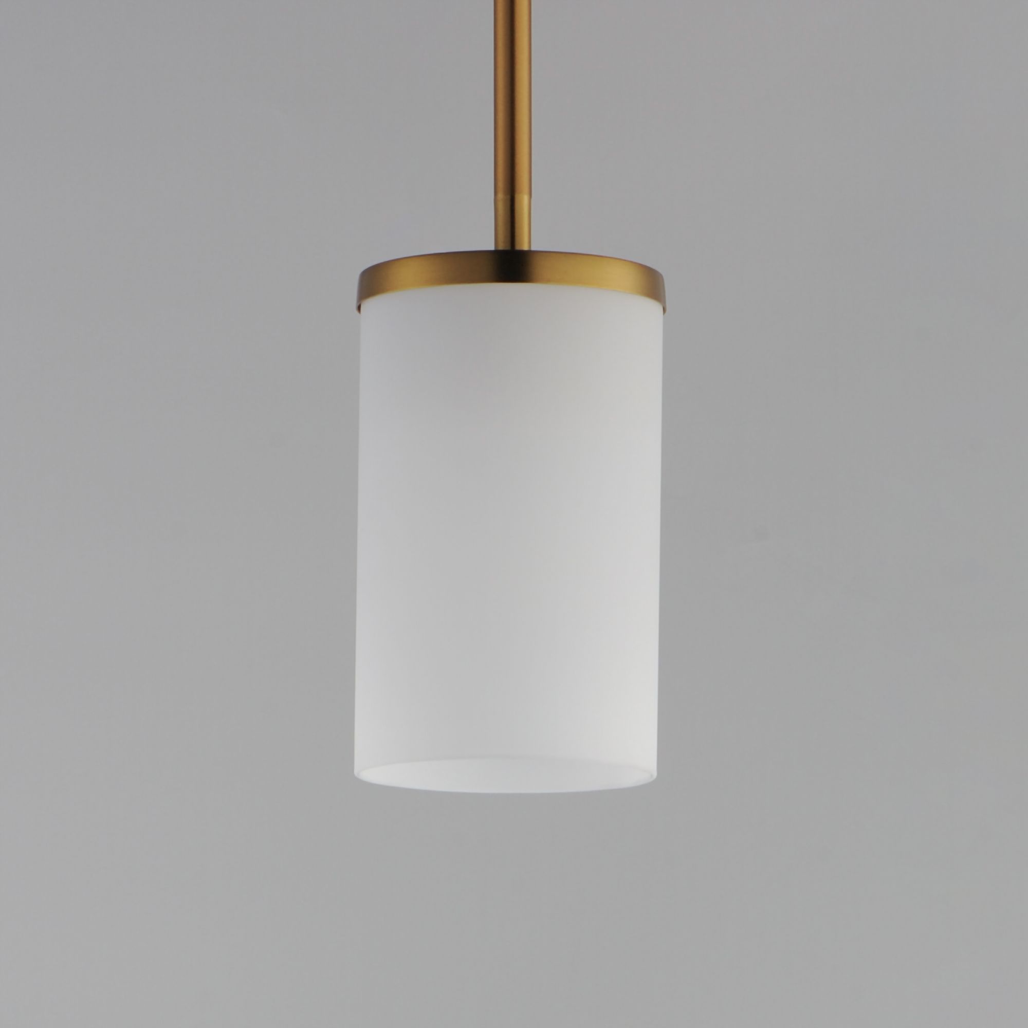 Image 2 Maxim Lateral 4 3/4" Wide White/Satin Brass Mini Pendant more views