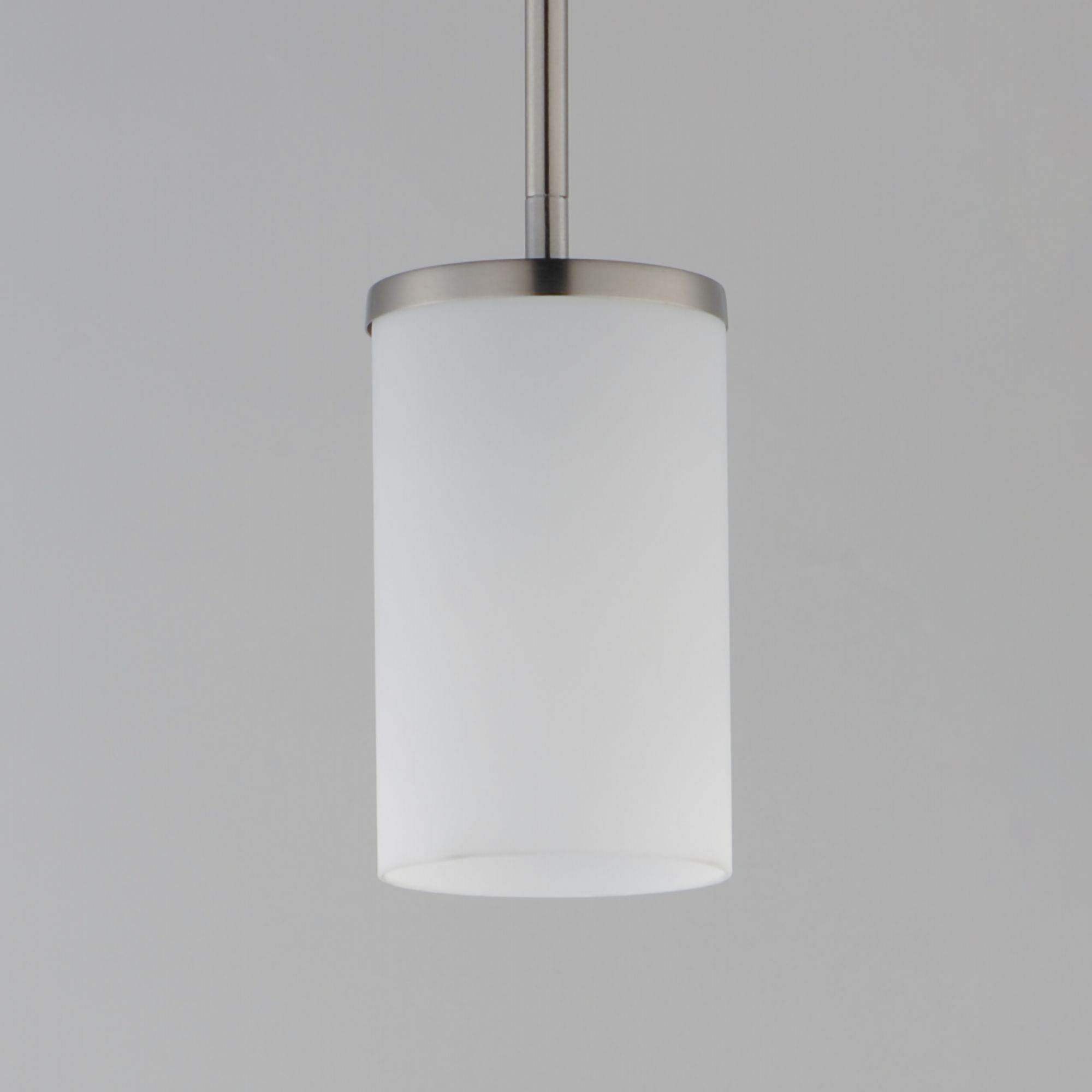 Image 2 Maxim Lateral 4 3/4" Wide White/Satin Nickel Mini Pendant more views