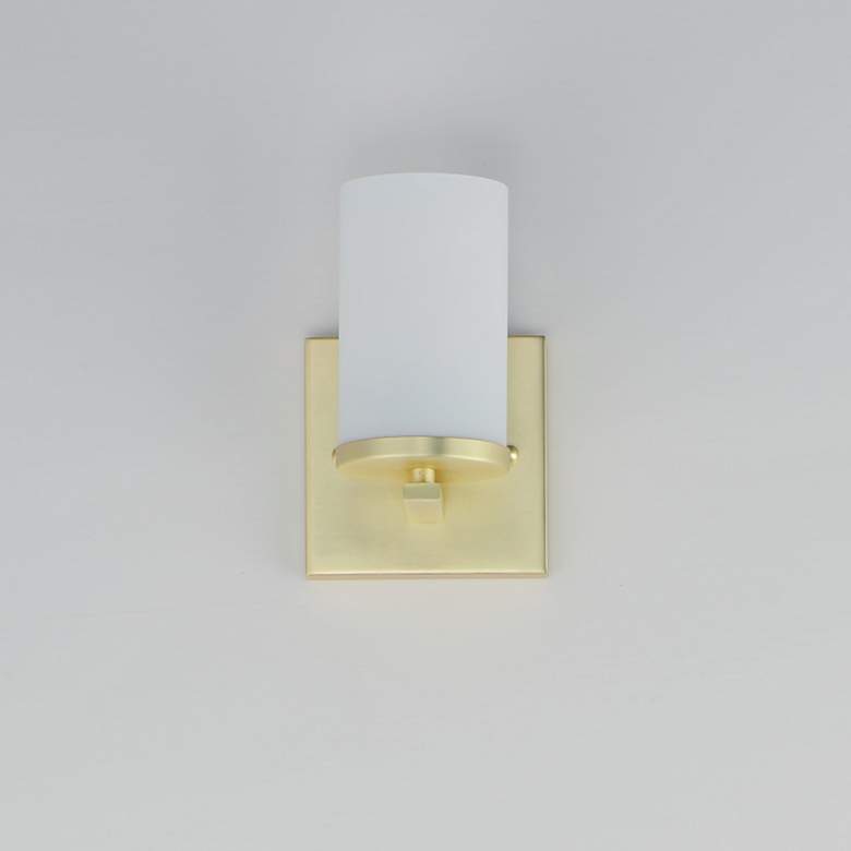 Image 2 Maxim Lateral 7 3/4" High Satin Brass 1-Light Bath Vanity more views