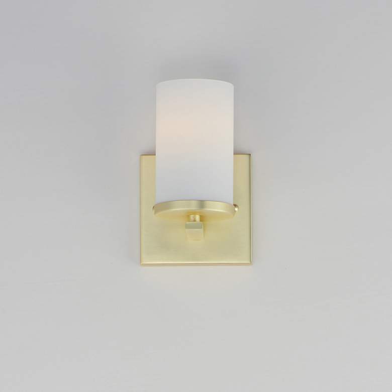 Image 3 Maxim Lateral 7 3/4" High Satin Brass 1-Light Bath Vanity more views
