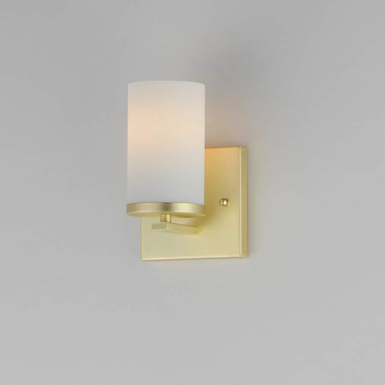 Image 4 Maxim Lateral 7 3/4" High Satin Brass 1-Light Bath Vanity more views