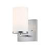 3_Maxim Lateral 7 3/4" High Satin Nickel Wall Sconce more views