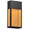 Maxim Lattice 30"H Black and Rattan LED Outdoor Wall Light