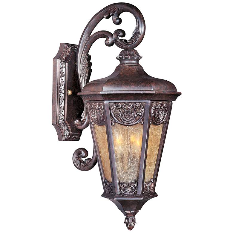 Image 1 Maxim Lexington VX 21 inchH Colonial Umber Outdoor Wall Light