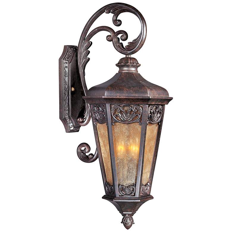 Image 1 Maxim Lexington VX 28 inchH Colonial Umber Outdoor Wall Light