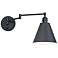 Maxim Library Black Swing Arm Wall Lamp