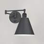 4_Maxim Library Black Swing Arm Wall Lamp more views