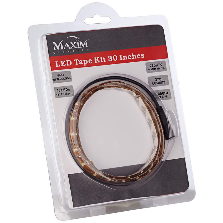 Image 1 Maxim Lighting 30 inch LED Tape Light Kit