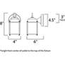2_Maxim Lighting 8" High 1-Light Outdoor Wall Light more views