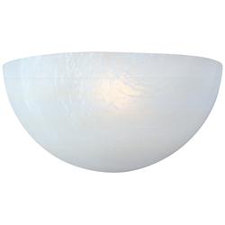Maxim Lighting Essentials 10.5" Wide Marble White Glass Wall Sconce