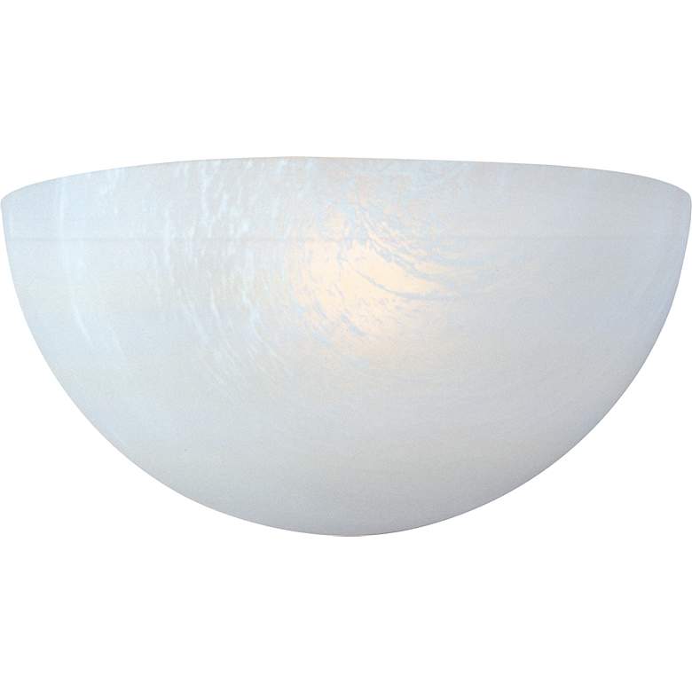 Image 2 Maxim Lighting Essentials 10.5" Wide Marble White Glass Wall Sconce more views