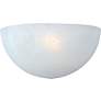 2_Maxim Lighting Essentials 10.5" Wide Marble White Glass Wall Sconce more views