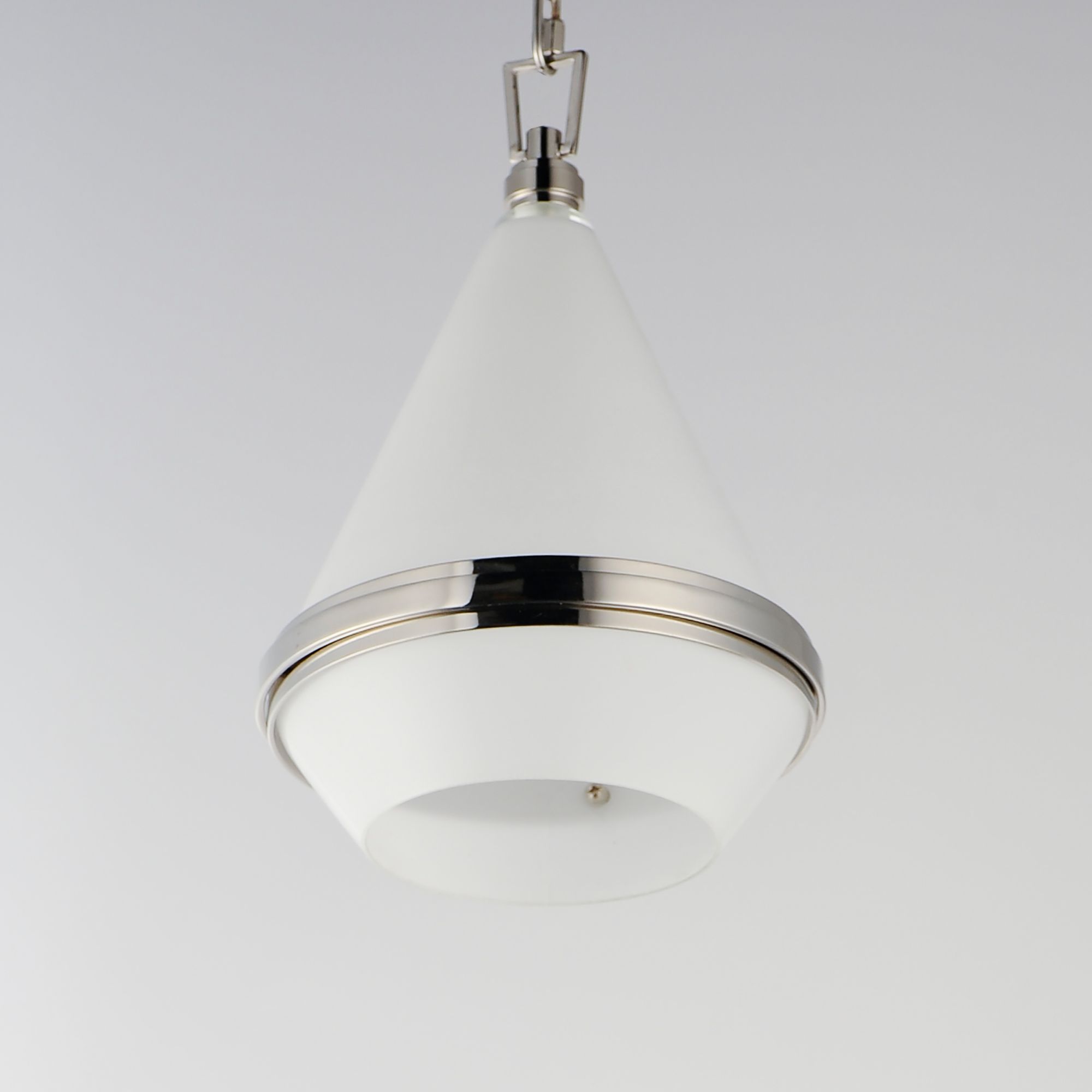 Image 4 Maxim Lighting Giza 1-Light 5" Wide Polished Nickel Pendant Light more views