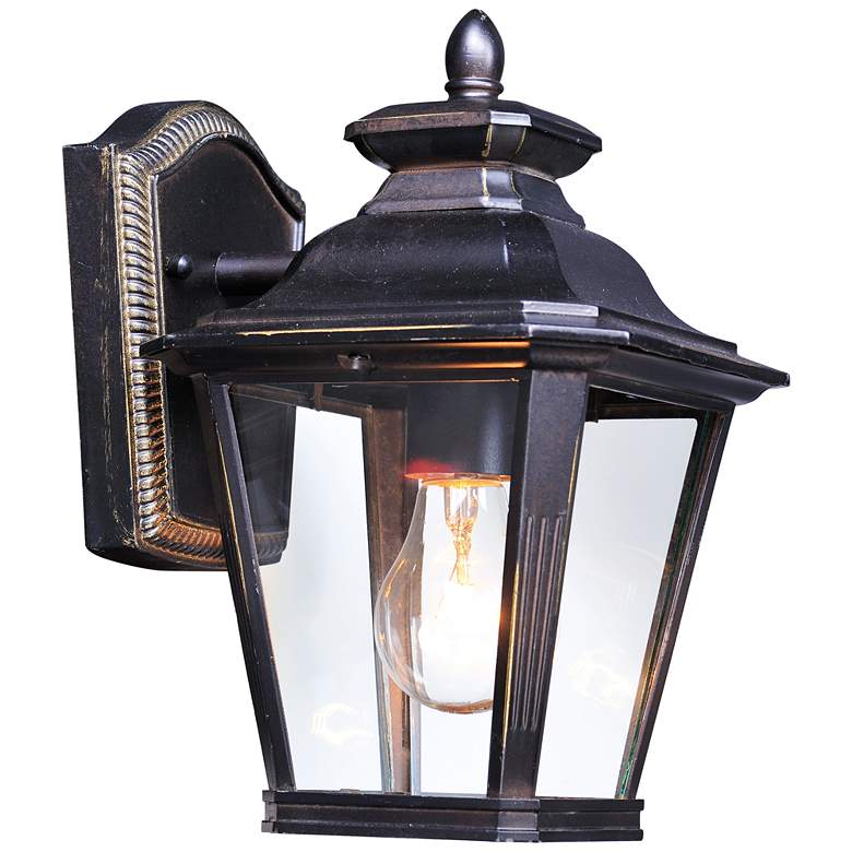 Image 1 Maxim Lighting Knoxville 11" Traditional Lantern Outdoor Wall Light