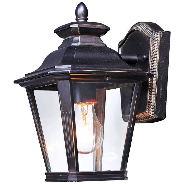 Image 1 Maxim Lighting Knoxville 11" Traditional Lantern Outdoor Wall Light