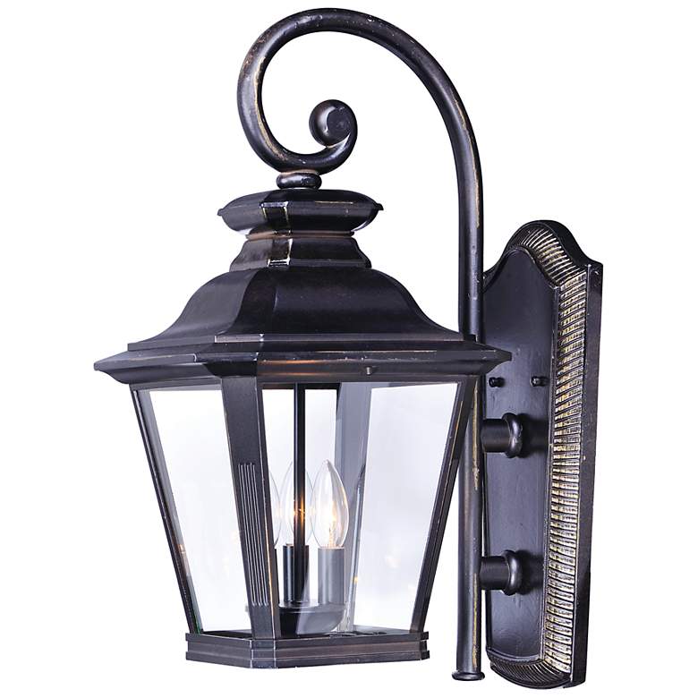 Image 1 Maxim Lighting Knoxville 18.5" Traditional Lantern Outdoor Wall Light