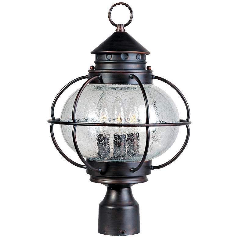 Image 3 Maxim Lighting Nautington 16 inch High Rustic Outdoor Post Lantern