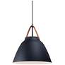 Thumbnail2 of Maxim Lighting Nordic 19" Wide Black Metal Modern Dome Pendant Light