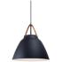 Maxim Lighting Nordic 19" Wide Black Metal Modern Dome Pendant Light