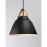 Thumbnail3 of Maxim Lighting Nordic 19" Wide Black Metal Modern Dome Pendant Light more views