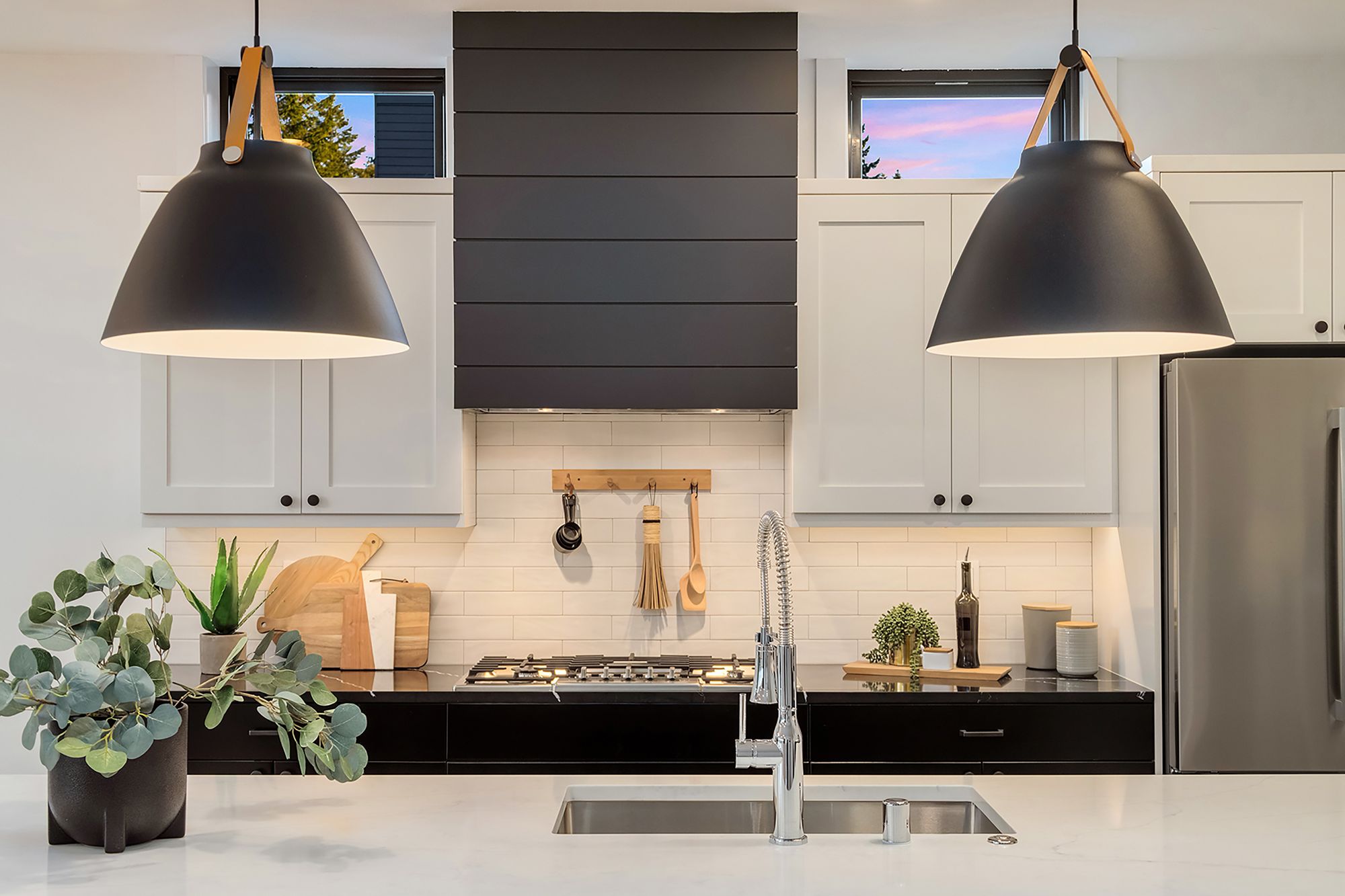 Maxim Lighting Nordic 19" Wide Black Metal Modern Dome Pendant Light