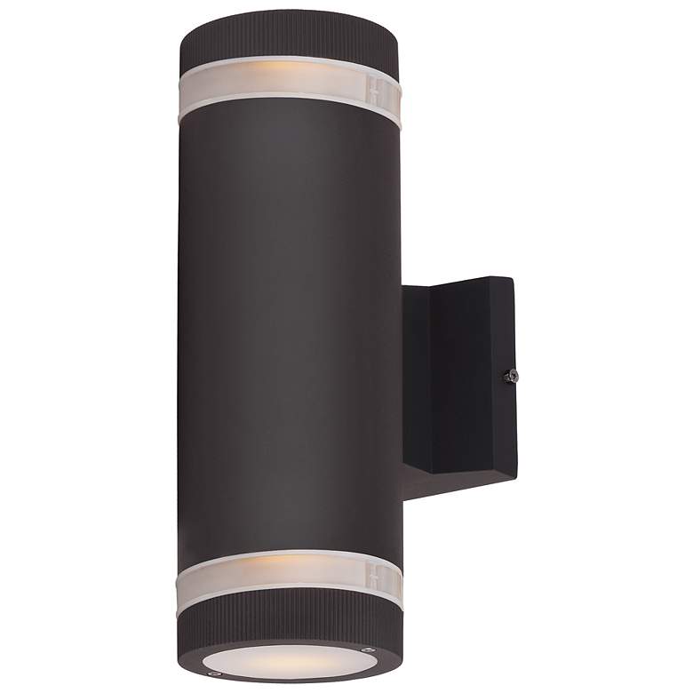 Image 1 Maxim Lightray 12" High Architectural Bronze Outdoor Wall Light