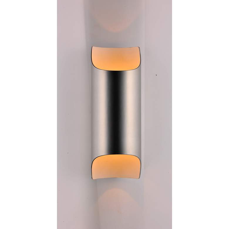 Image 3 Maxim Lightray 13 3/4" High Brushed Aluminum LED Outdoor Wall Light more views