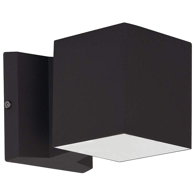 Image 2 Maxim Lightray 4" High Square Bronze LED Outdoor Wall Light more views