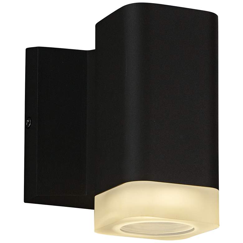 Image 1 Maxim Lightray 5 1/4 inchH Square Bronze LED Outdoor Wall Light