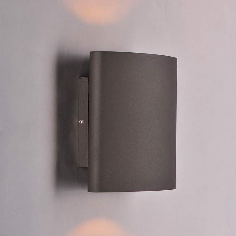 Image 1 Maxim Lightray 7" High Modern LED Outdoor Wall Light