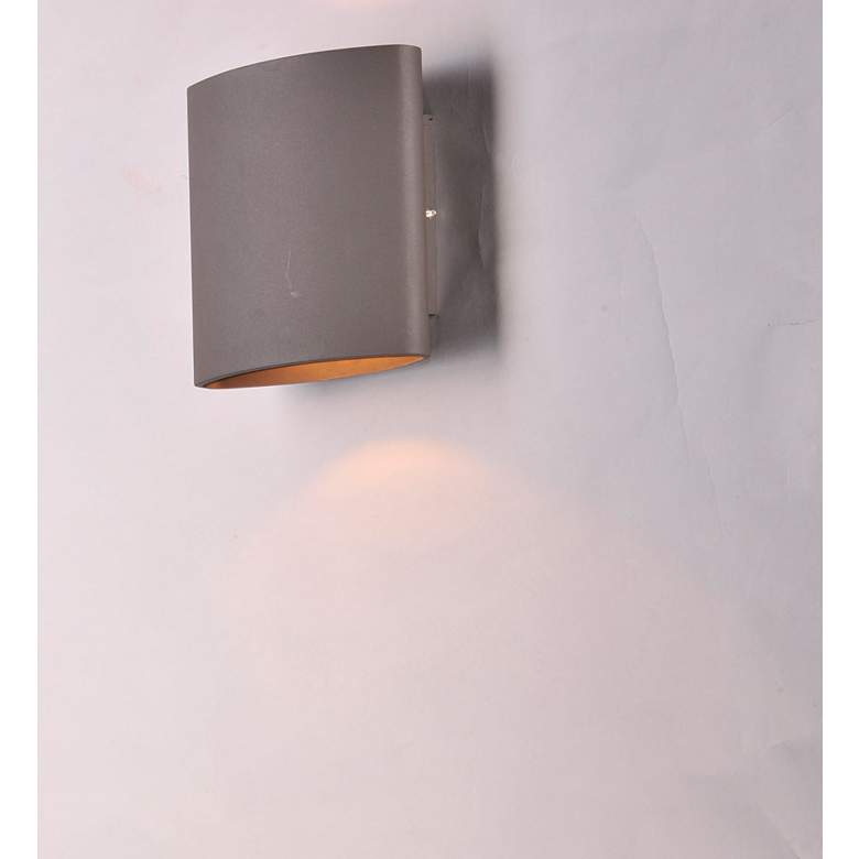 Image 5 Maxim Lightray 7" High Modern LED Outdoor Wall Light more views