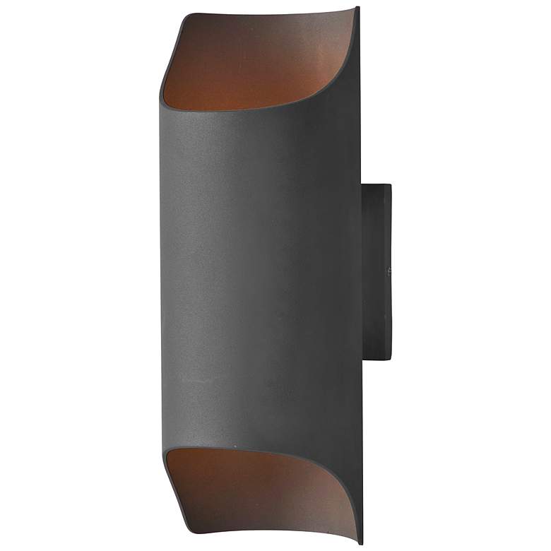 Image 2 Maxim Lightray LED 13 3/4 inch High Bronze LED Outdoor Wall Sconce