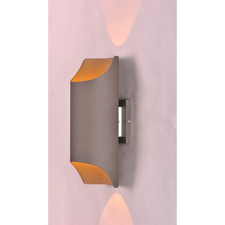 Image 3 Maxim Lightray LED 13 3/4 inch High Bronze LED Outdoor Wall Sconce more views