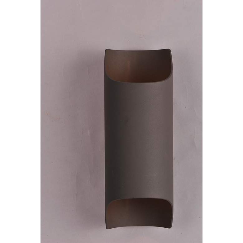 Image 4 Maxim Lightray LED 13 3/4 inch High Bronze LED Outdoor Wall Sconce more views