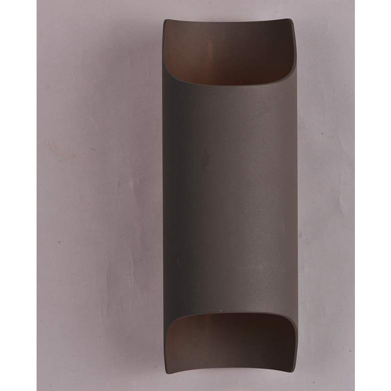 Image 6 Maxim Lightray LED 13 3/4" High Bronze LED Outdoor Wall Sconce more views