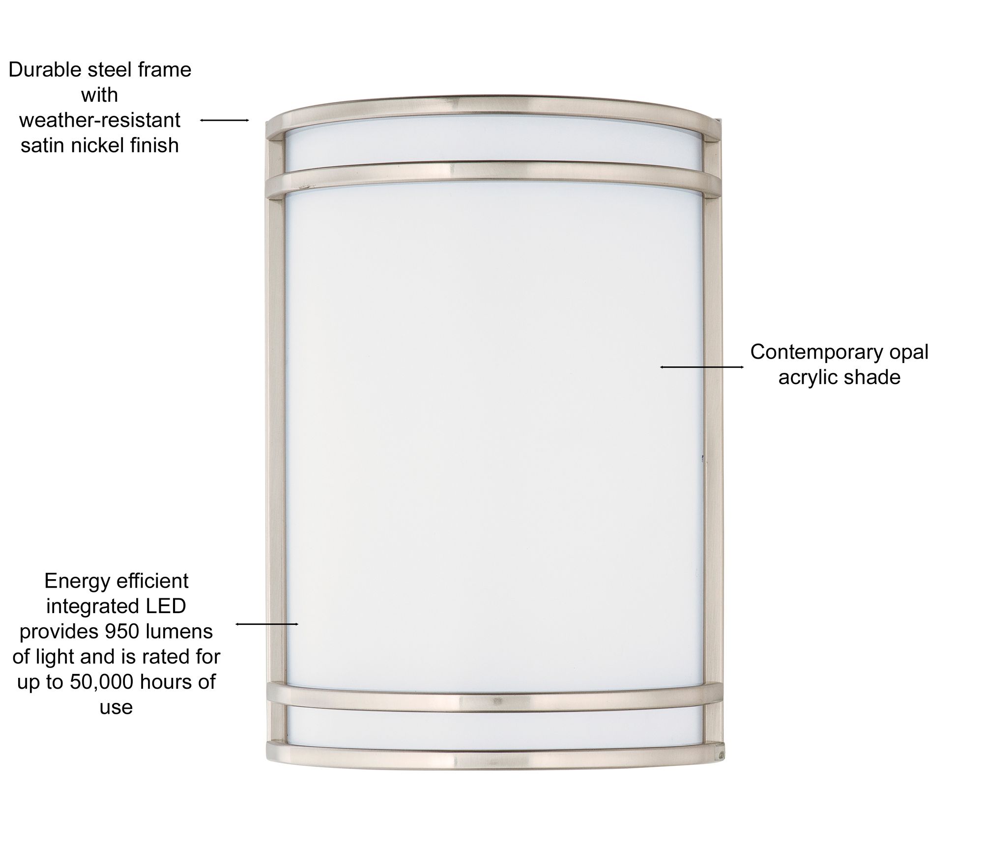 Image 7 Maxim Linear 10" High Satin Nickel LED Wall Sconce more views