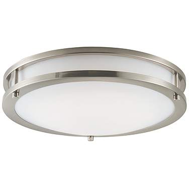 Maxim Linear 14" Wide Satin Nickel LED Ceiling Light