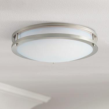 Maxim Linear 16" Wide Satin Nickel LED Ceiling Light
