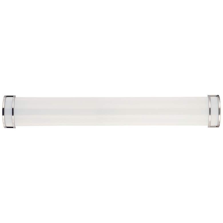 Image 1 Maxim Linear 36" Wide Satin Nickel LED Wall Light