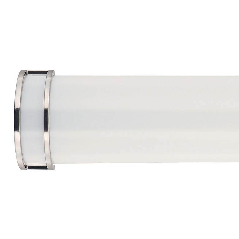 Image 2 Maxim Linear 36" Wide Satin Nickel LED Wall Light more views